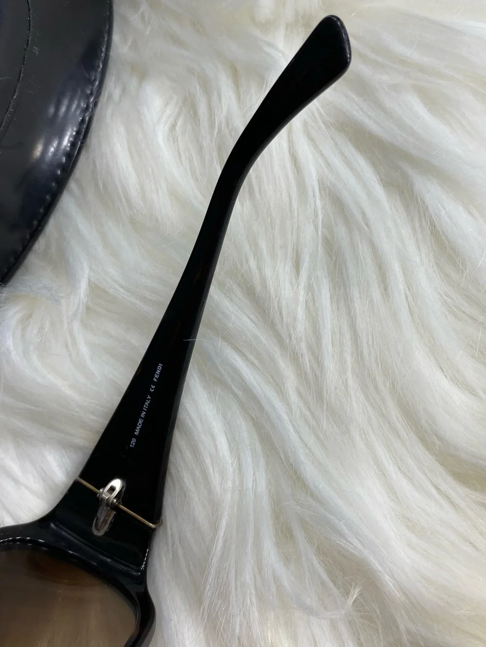Fendi Tortoiseshell Square Sunglasses with Brown Lenses